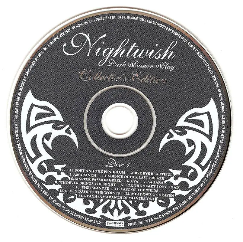 Nightwish Dark Passion Play 2007 [2cd Collector S