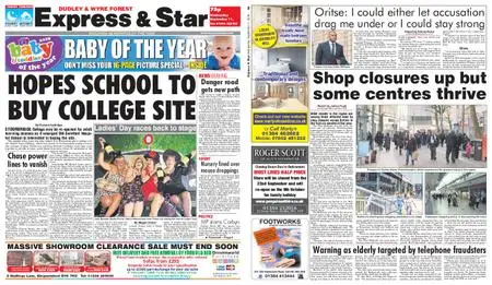 Express and Star Dudley and Wyre Forest Edition – September 11, 2019