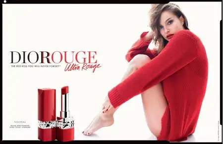 Natalie Portman - Rouge Dior Ultra Rouge 2018
