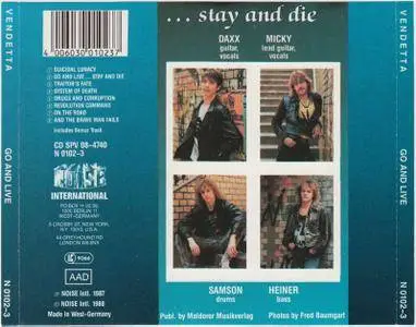 Vendetta - Go And Live... Stay And Die (1988)