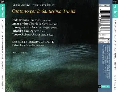 Fabio Biondi, Europa Galante - Alessandro Scarlatti: La Santissima Trinita (2004)