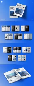 Black White Minimalist Swiss Company Profile 003