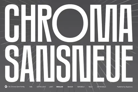CreativeMarket - GC Chroma Condensed Sans Family 291893599 - 8 Font