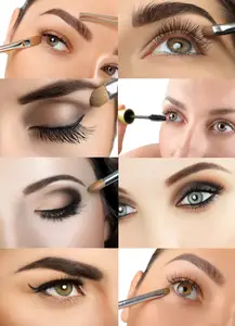 Eyebrow makeup, brush