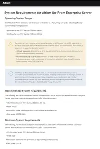Altium On-Prem Enterprise Server 7.2.3.12