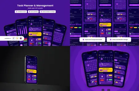 EE - Taskova - Task Planner Mobile App Design Template 8B7J5QT