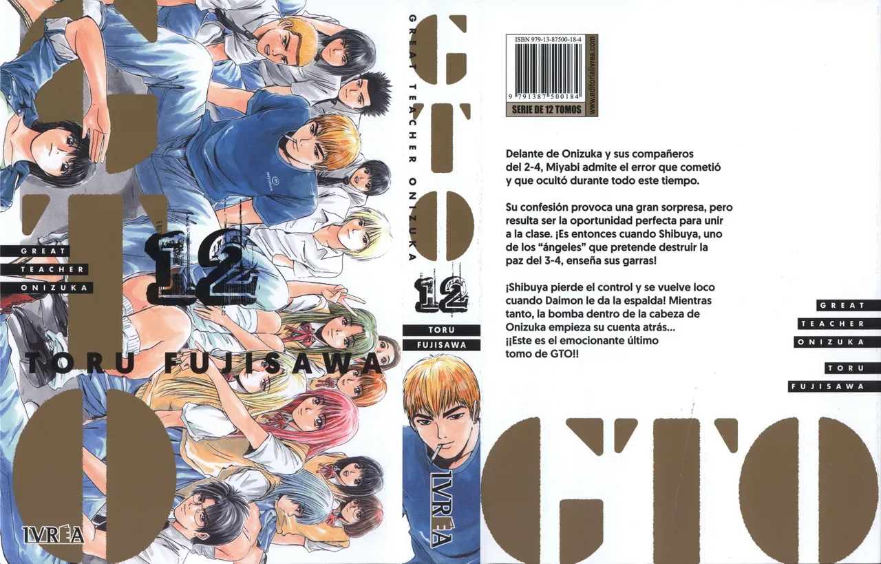 GTO Great Teacher Onizuka Tomos 11 & 12 (de 12)