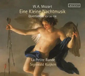 Sigiswald Kuijken, La Petite Bande - Wolfgang Amadeus Mozart: Eine kleine Nachtmusik, Divertimenti KV 136-138 (2021)