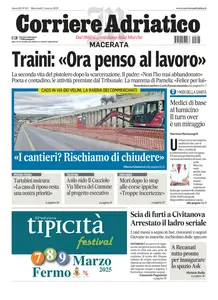 Corriere Adriatico Macerata - 5 Marzo 2025