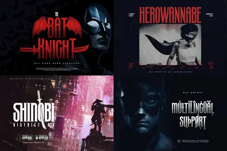 Creativemarket - Bat Knight Typeface