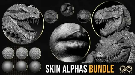 Cg Sphere Skin Alphas Bundle