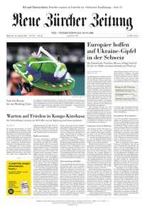 Neue Zurcher Zeitung International - 20 August 2025