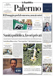 la Repubblica Palermo - 16 Maggio 2024