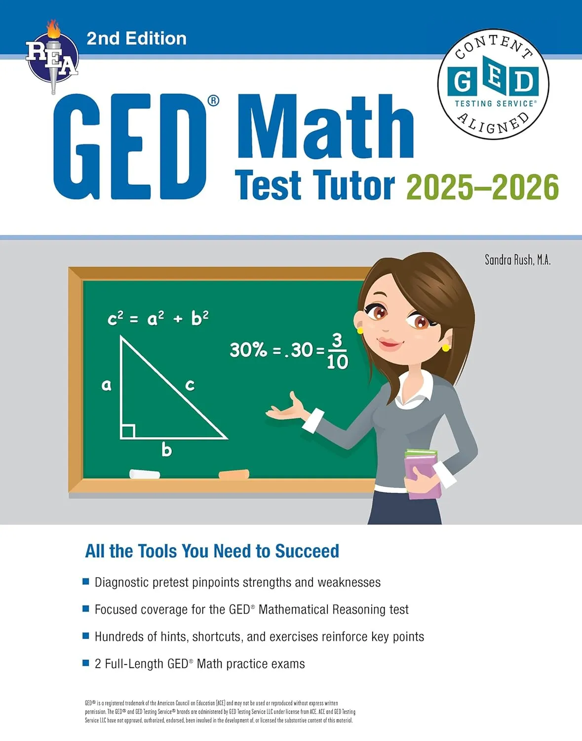 GED Math Test Tutor, For the 2025-2026 GED Test: All the Tools You Need to Succeed (GED® Test Preparation)