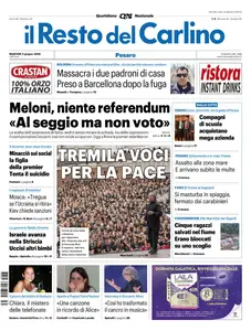 Il Resto del Carlino Pesaro - 3 Giugno 2025