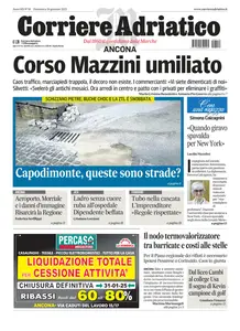 Corriere Adriatico Ancona - 19 Gennaio 2025