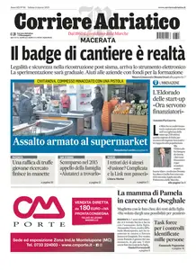 Corriere Adriatico Macerata - 8 Marzo 2025