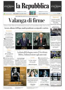 la Repubblica - 25 Settembre 2024