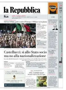 la Repubblica - 29 Agosto 2018