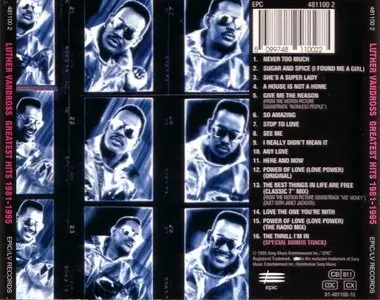 Luther Vandross - Greatest Hits (1981-1995) {EPIC 481100-2}