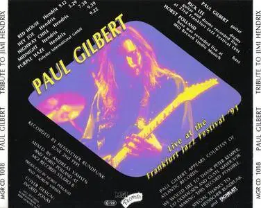 Paul Gilbert - Tribute To Jimi Hendrix (1991)