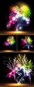 Abstract Fireworks Vector
