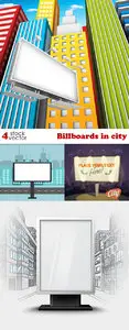 Vectors - Billboards in city