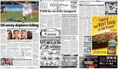 Philippine Daily Inquirer – June 26, 2010