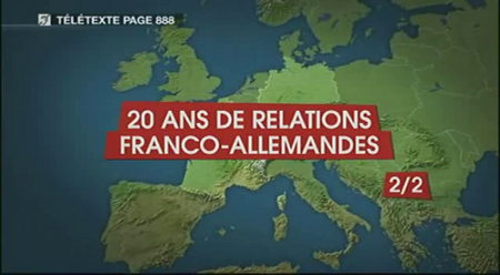 (Arte) Le dessous des cartes : 20 ans de relations franco-allemandes (2 sur 2), les tensions