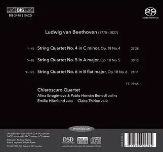 Chiaroscuro Quartet - Ludwig van Beethoven: String Quartets, Op.18 Nos.4-6 (2021)