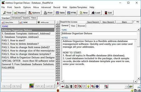 PrimaSoft Address Organizer Deluxe 4.1