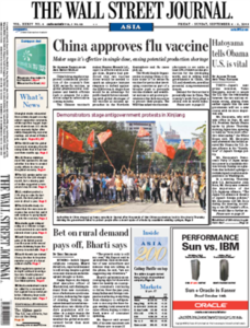 The Wall Street Journal Asia September 4-6 2009