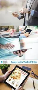Photos - People with Tablet PC Set