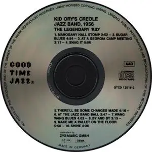 Kid Ory's Creole Jazz Band - The Legendary 'Kid' (1956) {Good Time Jazz Records GTCD12016-2 rel 1990}
