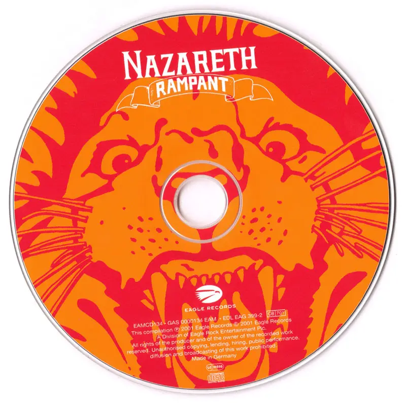 Rampant nazareth. Nazareth Nazareth 1971 обложка. Nazareth Rampant 1974. Назарет 1974. Nazareth Rampant обложка альбома.