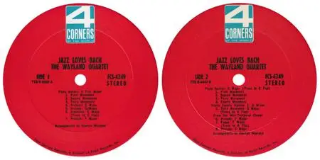 The Wayland Quartet - Jazz Loves Bach (vinyl rip) (1967) {4 Corners Of The World}