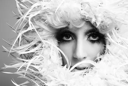 Lady Gaga by Max Abadian for Flare December 2009