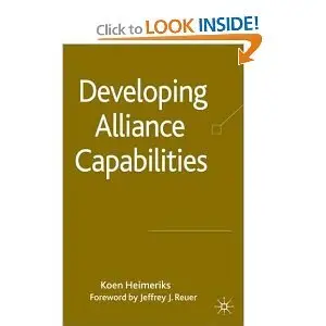 Developing Alliance Capabilities  