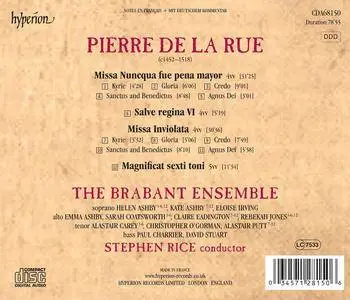 Pierre de La Rue (1452-1518) - Missa Nuncqua fue pena mayor - The Brabant Ensemble (2016) {Hyperion Official Digital Download}