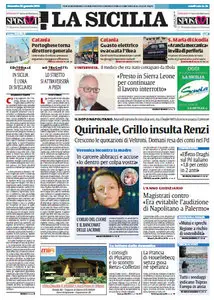La Sicilia - 25.01.2015