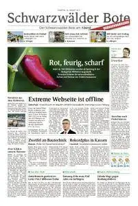 Schwarzwälder Bote Blumberg - 26. August 2017