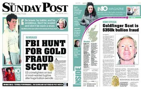 The Sunday Post Scottish Edition – August 19, 2018