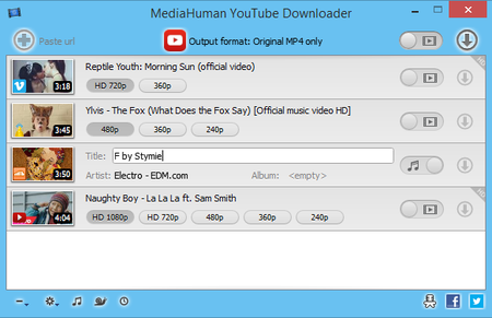 MediaHuman YouTube Downloader 3.9.9.47 (1710) Multilingual Portable