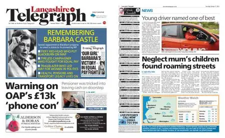 Lancashire Telegraph (Blackburn, Darwen, Hyndburn, Ribble Valley) – October 09, 2021