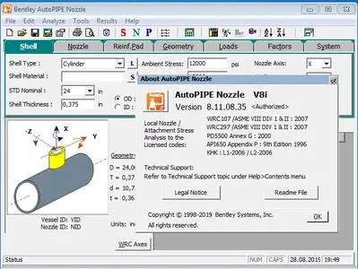 AutoPIPE CONNECT Edition V12.01