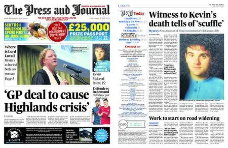 The Press and Journal Highlands and Islands – January 19, 2018