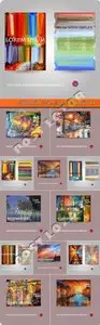 Multicolored Flyer Design Template vector