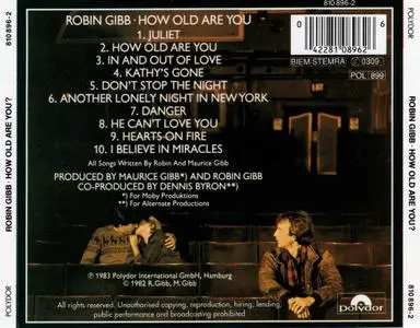 Robin Gibb - How Old Are You (1983) {Reissue 1992}