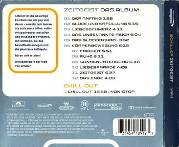 Schiller - Zeitgeist (1999) 2CD Limited Edition