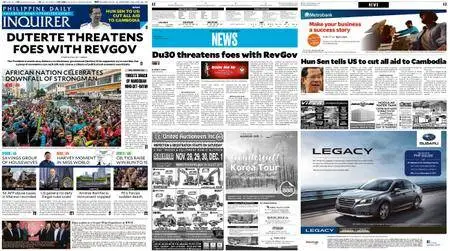 Philippine Daily Inquirer – November 20, 2017